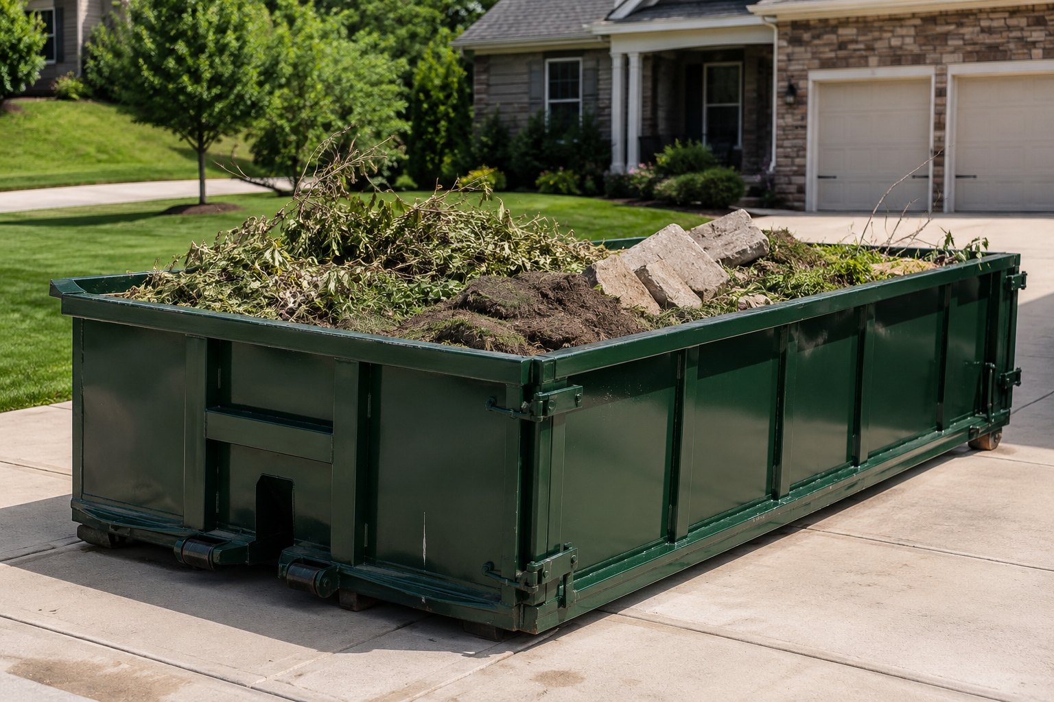 What Size Dumpster Do You Need for a Home or Yard Cleanout?